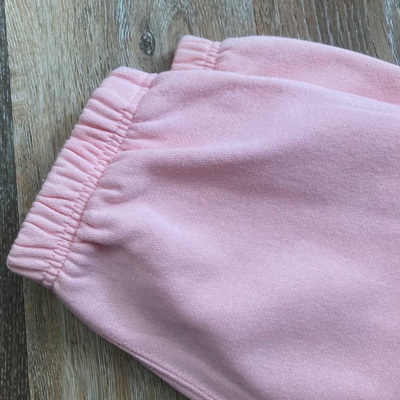 Vintage Pastel Pink Oversized Sweatpants Joggers - Picture 3 of 4
